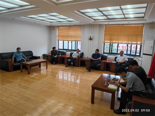 北關區(qū)委副書記楊彥***來公司調(diào)研...